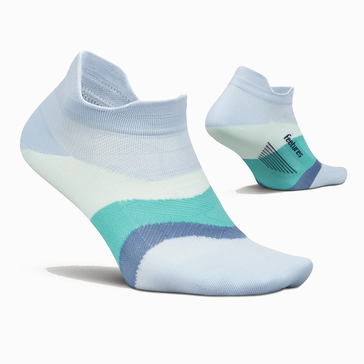 Feetures Elite Ultra Light No Show Tab - Glacier Mist